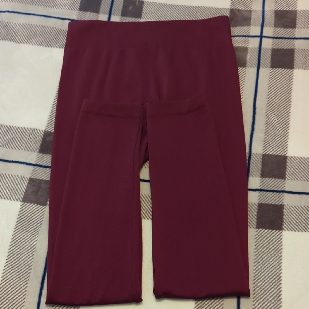 Rue21 Burgundy Leggings - Picture 3 of 4